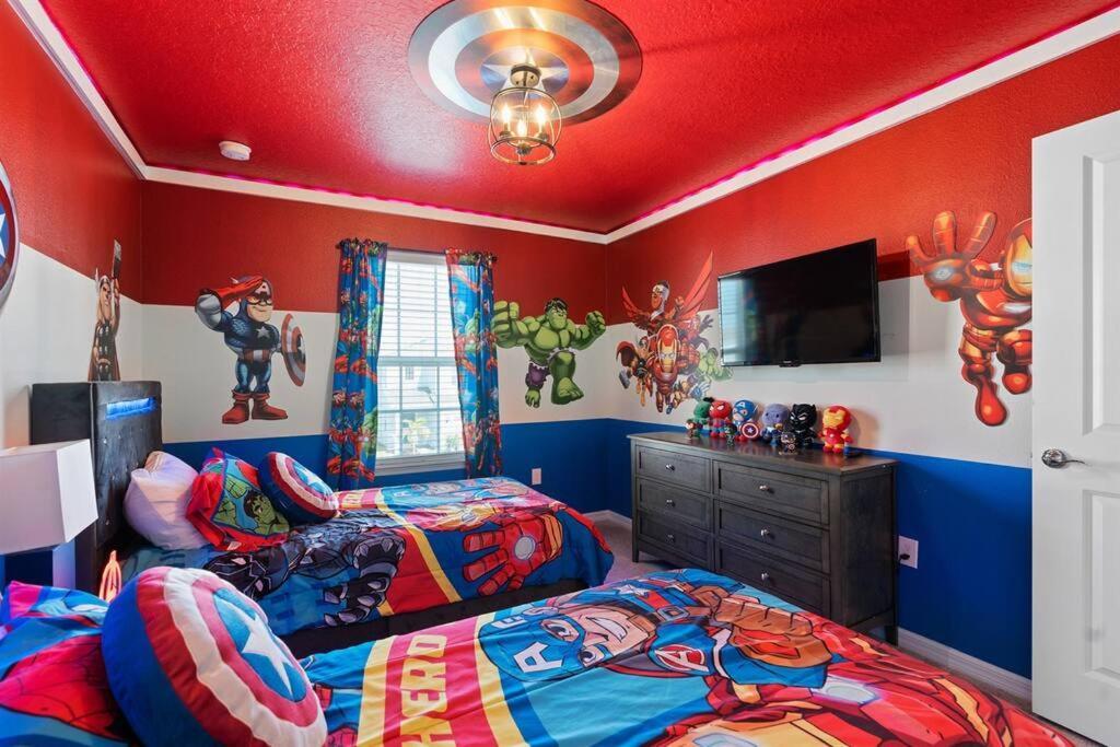 Family Fun Retreat Themed Rooms Free Arcade Pool Davenport Exterior foto